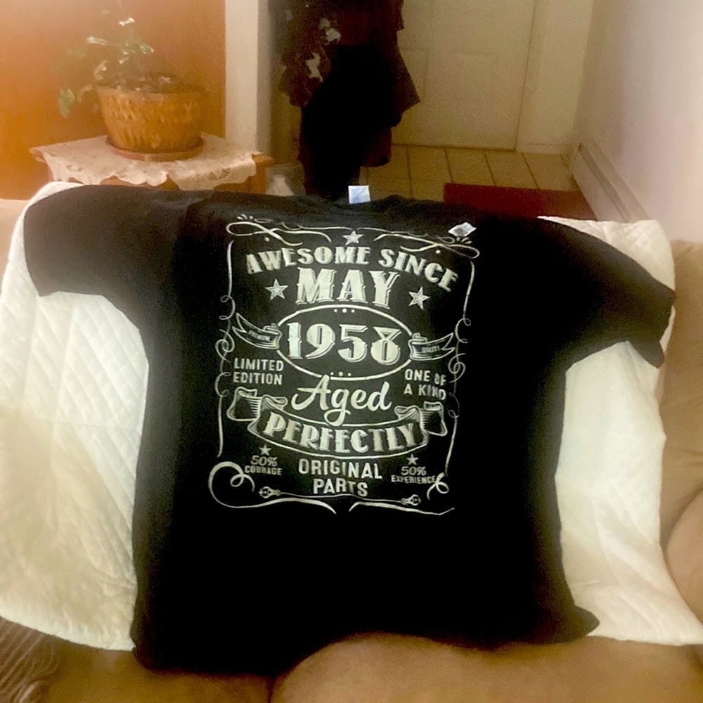 Men’s May birthday tee shirt for someone turning 65 great bday present